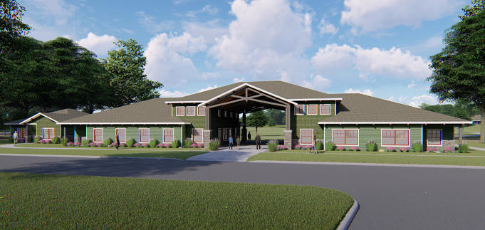 Welcome Center rendering