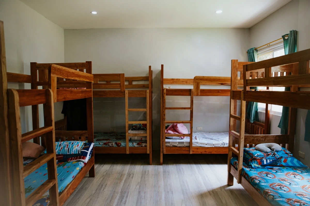 Compassionate Hope Tebow Village of Hope in the Philippines Bunk beds inside safe home at Compassionate Hope Tebow Village of Hope