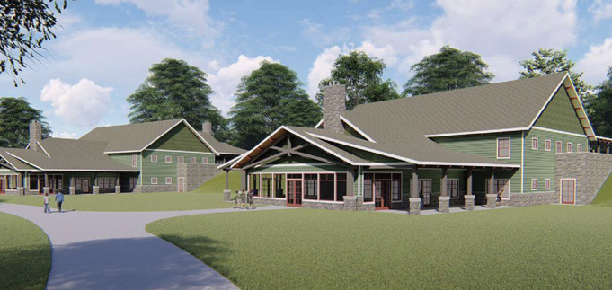 Residential cabins rendering