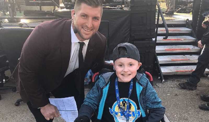 Matthan's W15H With Tim Tebow :: Tim Tebow Foundation