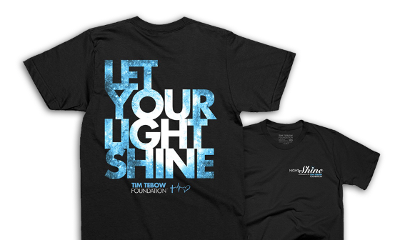 night begins to shine shirt